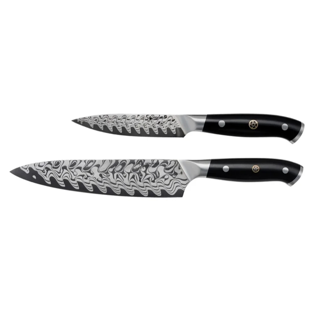 Henckels Compass Damascus 2-pc Starter Knife Set Brand New Gift SET Packaging!
